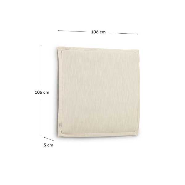TANIT REMOVABLE HEADBOARD IN WHITE...