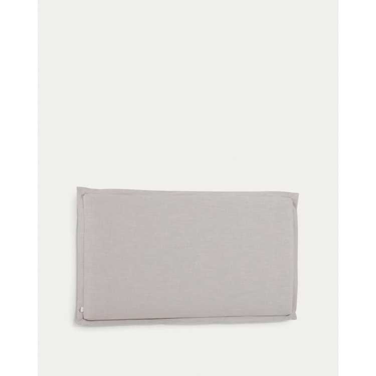 TANIT REMOVABLE HEADBOARD IN GRAY LINEN FOR 200 CM BED