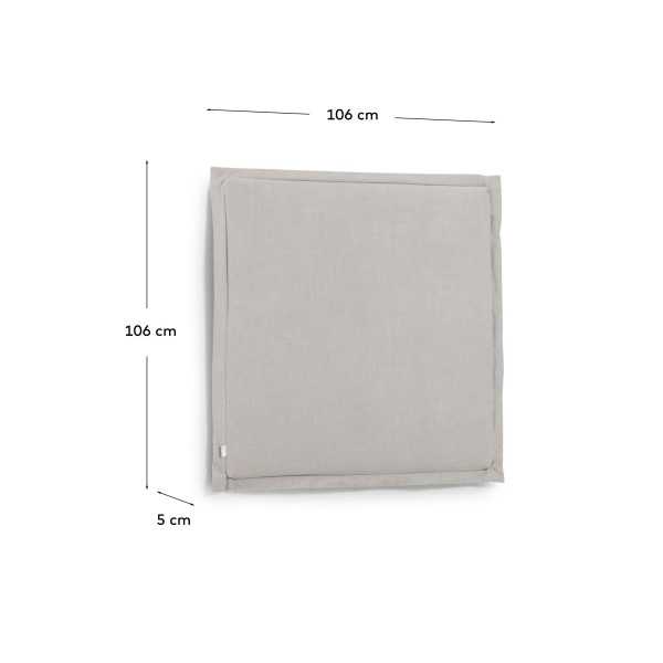 TANIT REMOVABLE HEADBOARD IN GRAY...