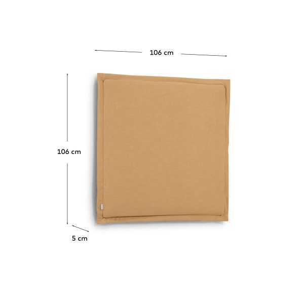 TANIT REMOVABLE HEADBOARD IN MUSTARD...