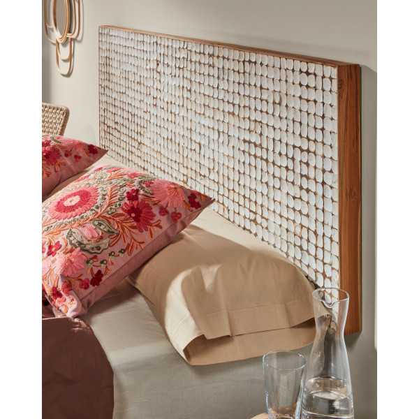 KRON HEADBOARD IN MANGO WOOD AND...