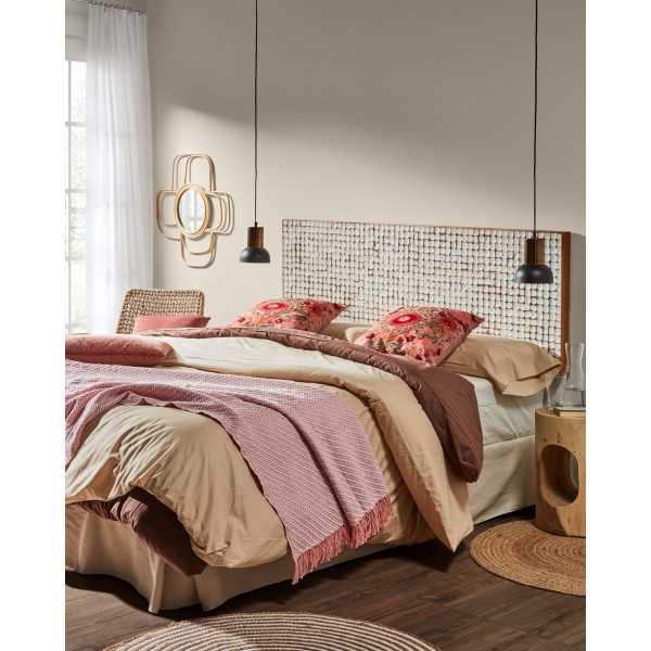 KRON HEADBOARD IN MANGO WOOD AND...