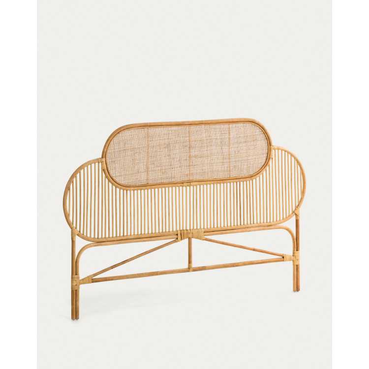 TÊTE DE LIT LALITA EN ROTIN AVEC FINITION NATURELLE POUR LIT DE 160 C