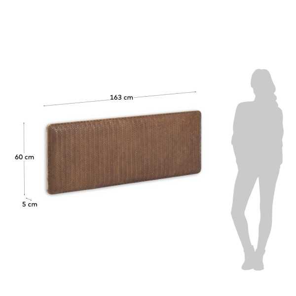 NATESA HEADBOARD IN TEAK WOOD AND...