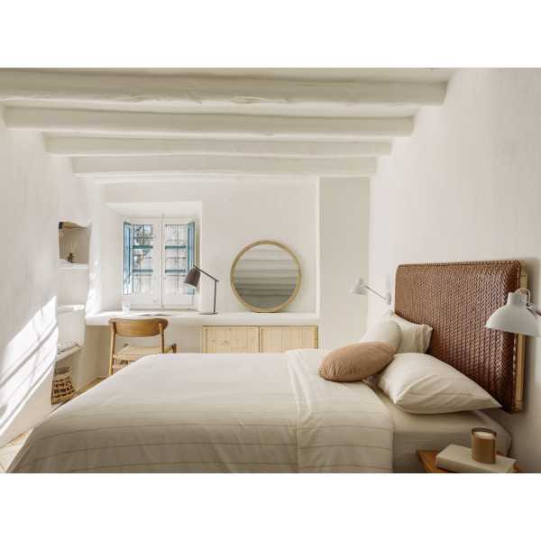 NATESA HEADBOARD IN TEAK WOOD AND...