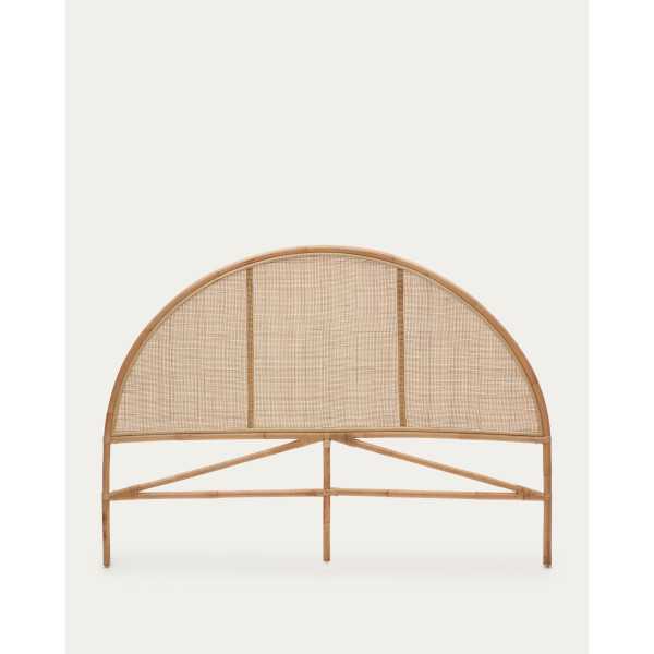 QUITERIE ROUND HEADBOARD IN NATURAL...