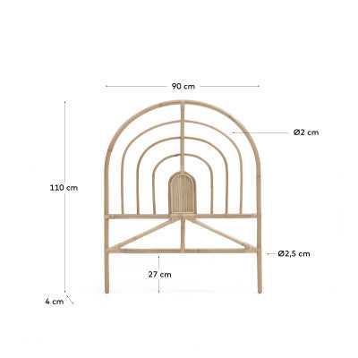 SUNDBERG RATTAN HEADBOARD... 2