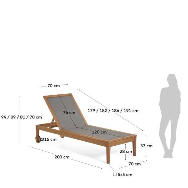 CATERIN GREEN SUNLOUNGER MADE OF 100%...