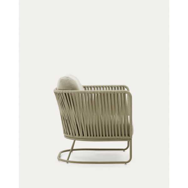 OUTDOOR ARMCHAIR WITH HIGH BACK...