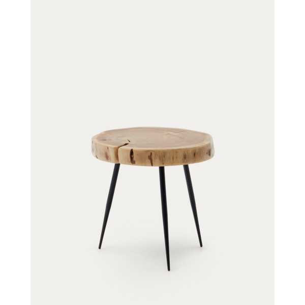 EIDER SIDE TABLE IN STEEL AND ACACIA...