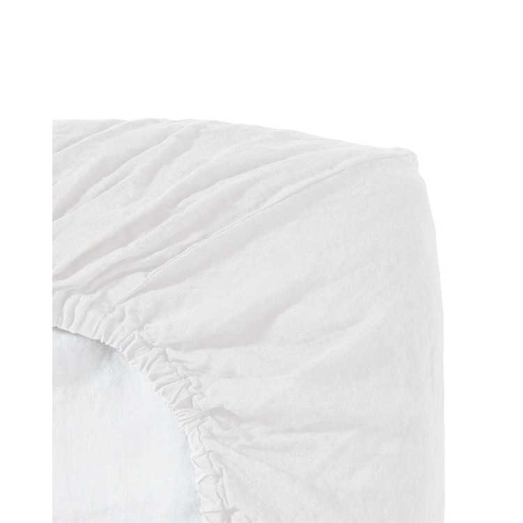 Lençol Acolchoado 90X200 BRANCO NATURAL