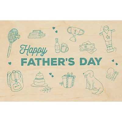 CARTE DE VOEUX FATHER'S DAY...