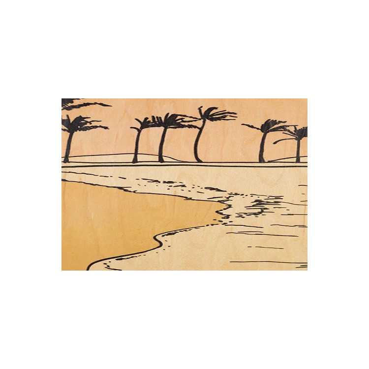 HOLIDAYS DUNE S WOOD GREETING CARD
