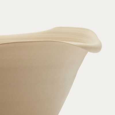 VASE MACAIRE  23CM CERAMIQUE BEIGE 2