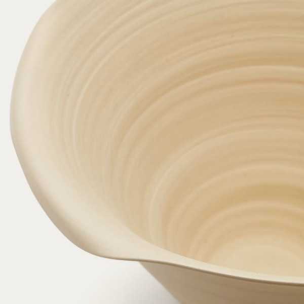 VASE MACAIRE  23CM CERAMIQUE BEIGE