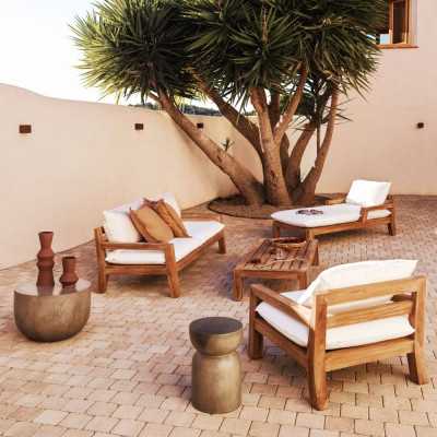 BAIN DE SOLEIL FORCANERA BOIS DE TECK MASSIF  2