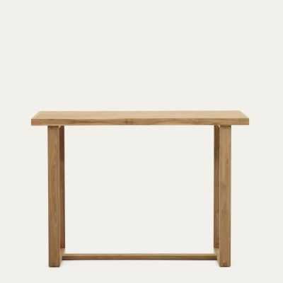 TABLE HAUTE CANADELL 140 X 70 CM TECK MASSIF RECYCLE