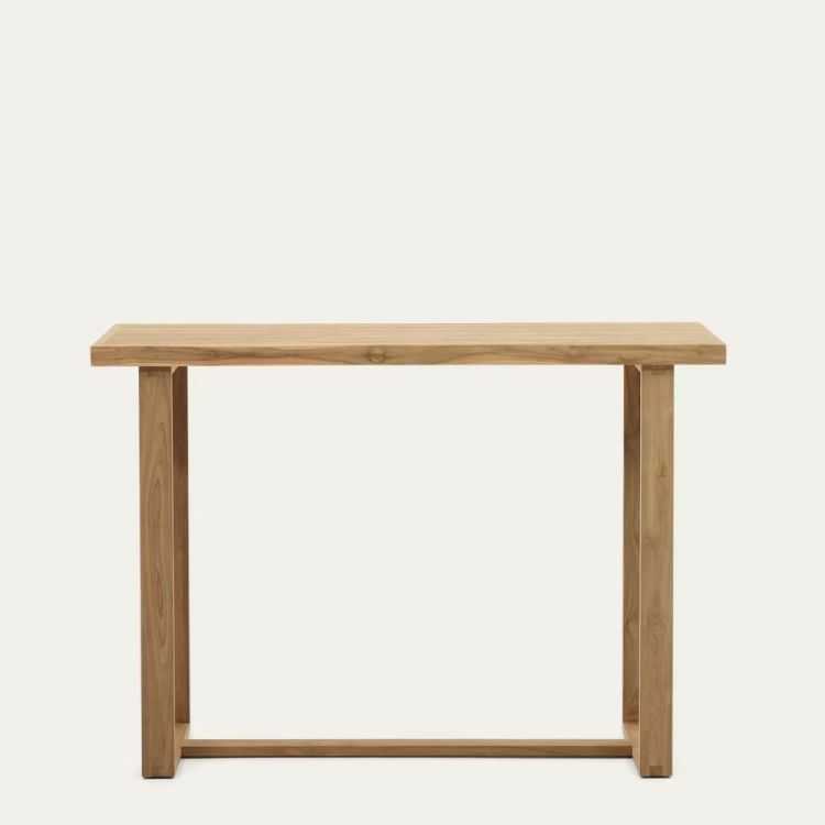 TABLE HAUTE CANADELL 140 X 70 CM TECK MASSIF RECYCLE