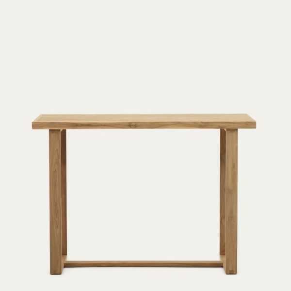 TABLE HAUTE CANADELL 140 X 70 CM TECK MASSIF RECYCLE
