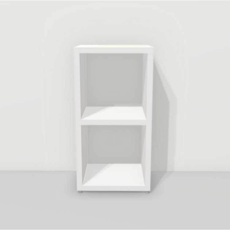 BOON ETAGERE CUBE BLANC 1X2