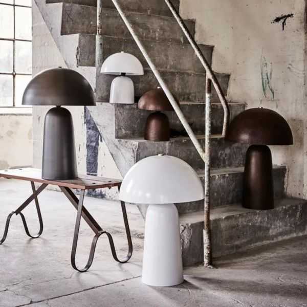 LAMPE DE TABLE FUNGI L NOIR