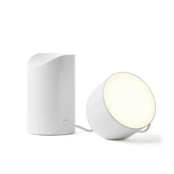 LAMPE LED PORTABLE ORBE TETE AMOVIBLE BLANC