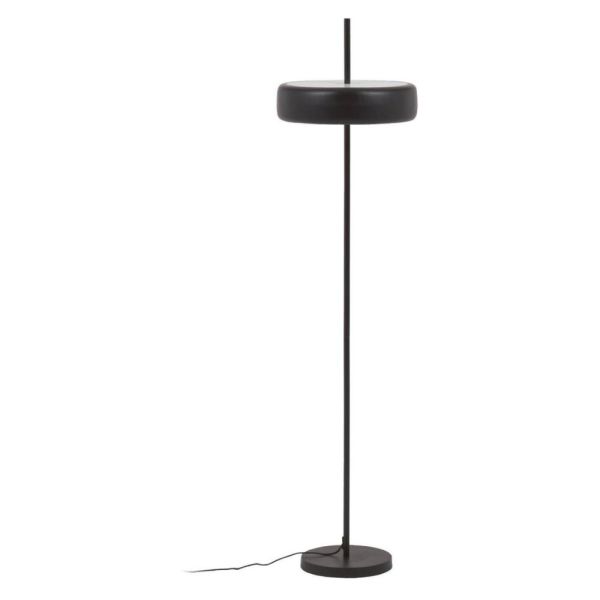 FRANCISCA FLOOR LAMP IN BLACK METAL AND GLASS
