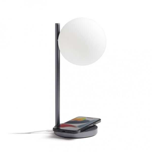 LAMPE LED A BULLE AVEC CHARGEUR GUN METAL