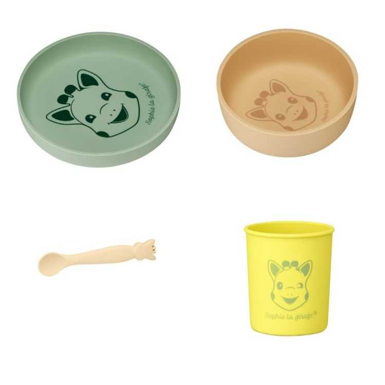 SET REPAS SILICONE SOPHIE LA GIRAFE