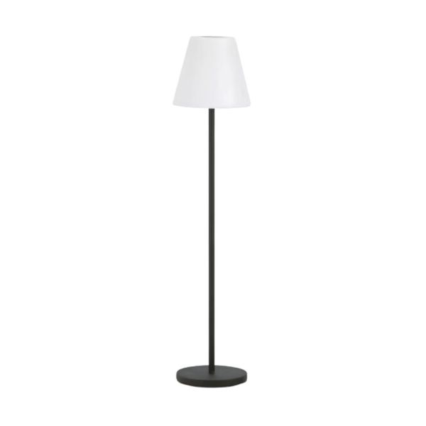AMARAY OUTDOOR FLOOR LAMP IN STEEL WITH BLACK FINISH