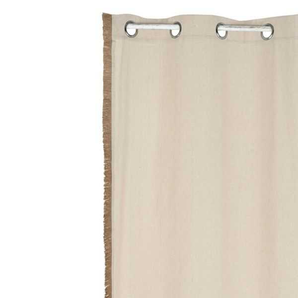 RIDEAU COTON JUTE 140 X 260 CM NATUREL