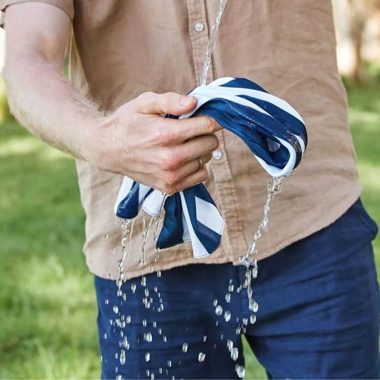 TOALHA REFRESCANTE QUICKCOOL 63 x 33 CM AZUL WHITSUNDAY