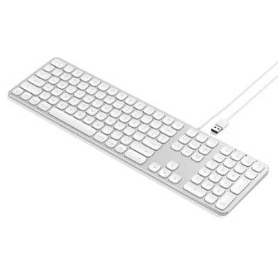 CLAVIER FILAIRE USB QWERTY ALU ARGENT 2