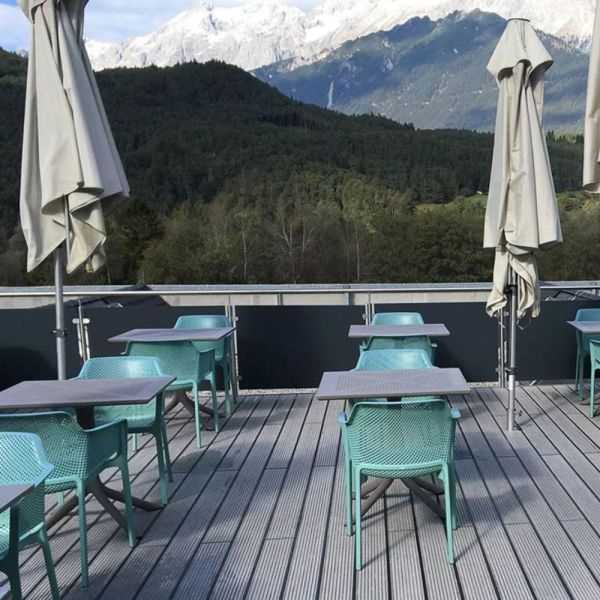 TABLE CLIP80 GRIS ANTHRACITE