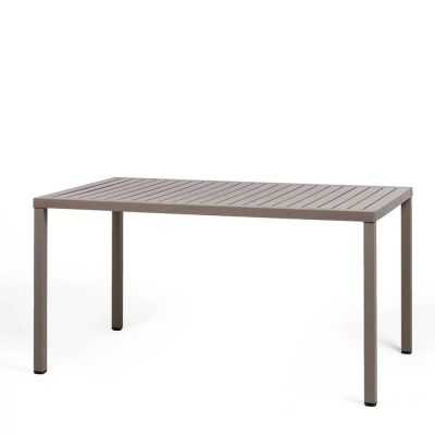TABLE CUBE DE JARDIN 140X80 CM MARRON