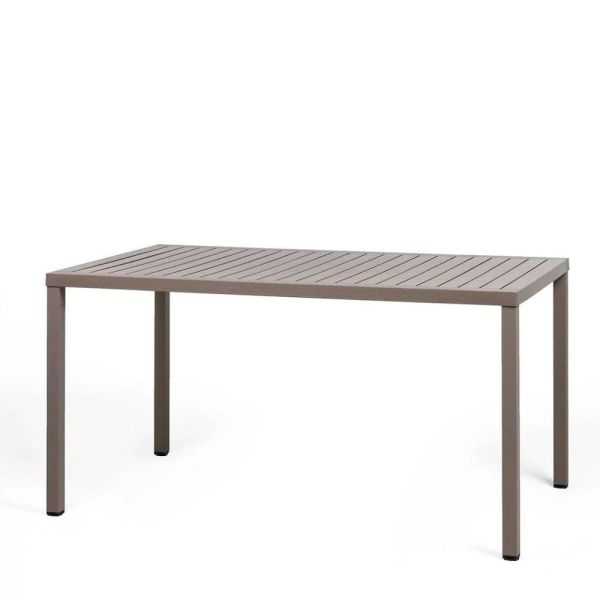 TABLE CUBE DE JARDIN 140X80 CM MARRON