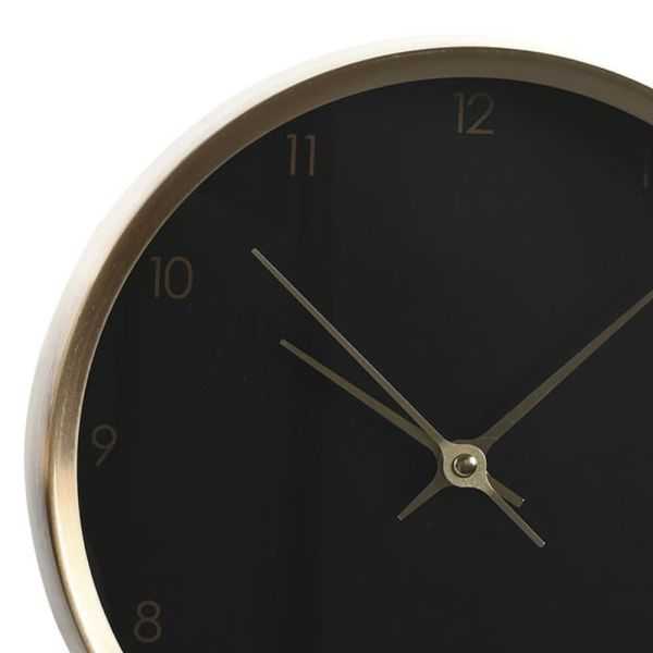 HORLOGES ALUMINIUM 25,7X4,2X25,7CM CHIC DORÉ X2