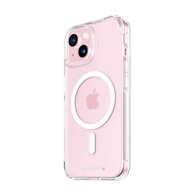 COQUE MAGSAFE COMPATIBLE AVEC D3O IPHONE 15 TRANSPARENT