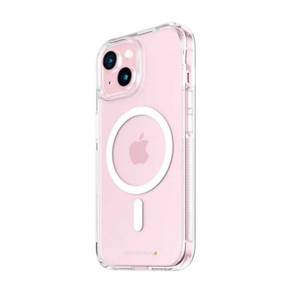 COQUE MAGSAFE COMPATIBLE AVEC D3O IPHONE 15 TRANSPARENT