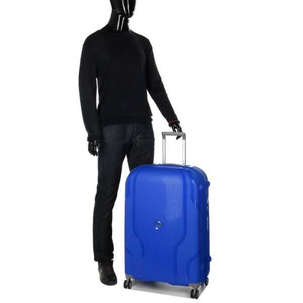 CLAVEL EXT 4R ECO SUITCASE 76 CM BLUE KLEIN