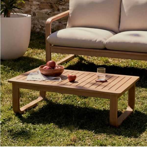 TABLE BASSE SACALETA100 X 60 X BOIS D EUCALYPTUS