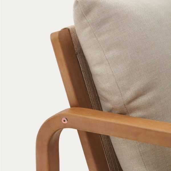 SACALETA SOFÁ 2 LUGARES 142 CM MADEIRA EUCALIPTO