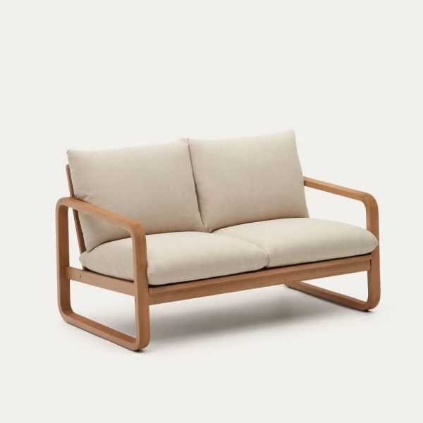 SACALETA SOFÁ 2 LUGARES 142 CM MADEIRA EUCALIPTO