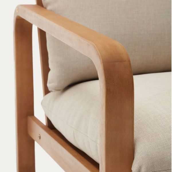 SACALETA SOFÁ 2 LUGARES 142 CM MADEIRA EUCALIPTO
