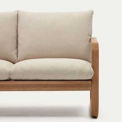 CANAPE SACALETA 2 PLACES 142 CM BOIS D EUCALYPTUS 2