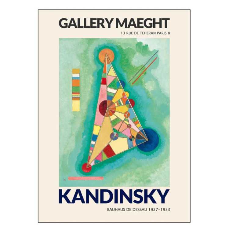 POSTER KANDINSKI PARIS 50 X 70 CM 