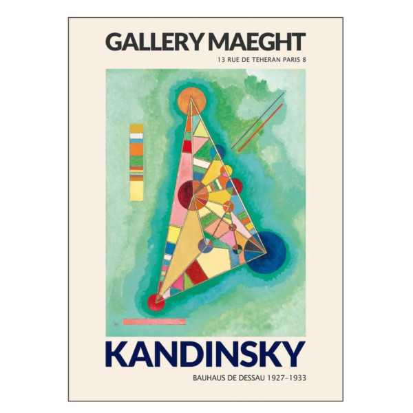 POSTER KANDINSKI PARIS 50 X 70 CM 