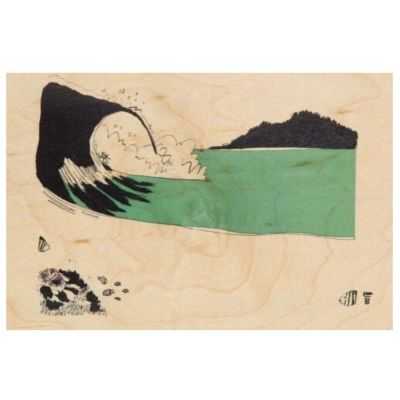 CARTE DE VOEUX RIDE TUBE BOIS