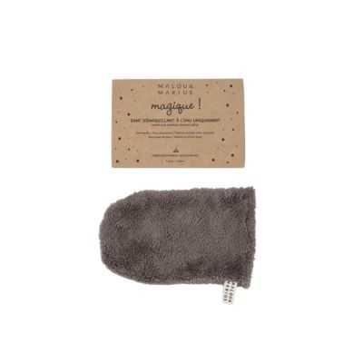 GANT DEMAQUILLANT A L'EAU REUTILISABLE TAUPE