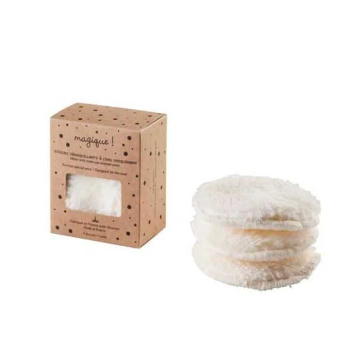 WATER-BASED MAKE-UP REMOVER DISCS ONLY ECRU